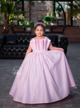 پیراهن مجلسی دخترانه مدل نیلای (بلند)