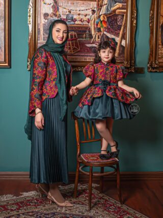 پیراهن مجلسی دخترانه مدل سوگند